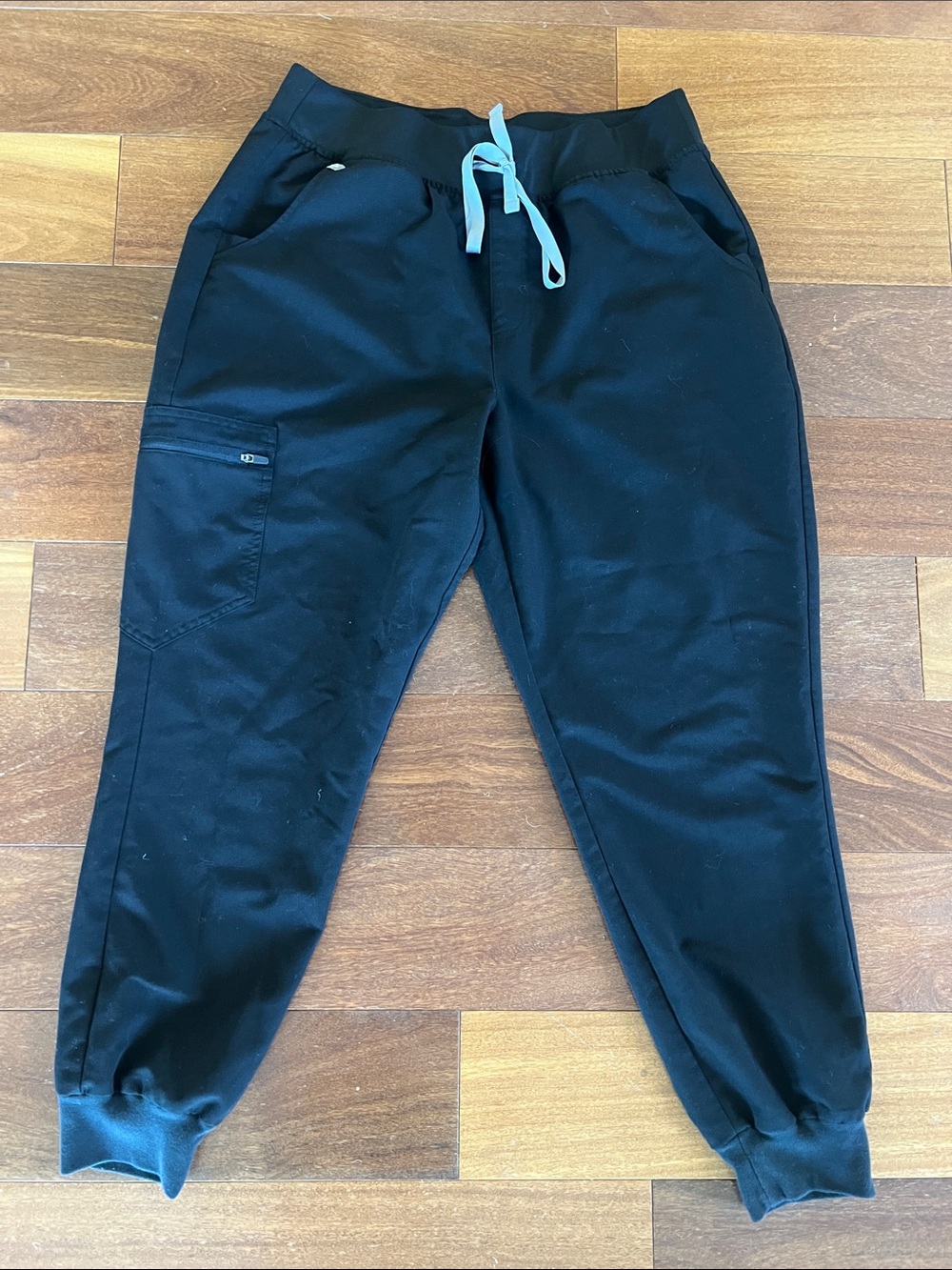 Figs Black Joggers Scrubs -large petite